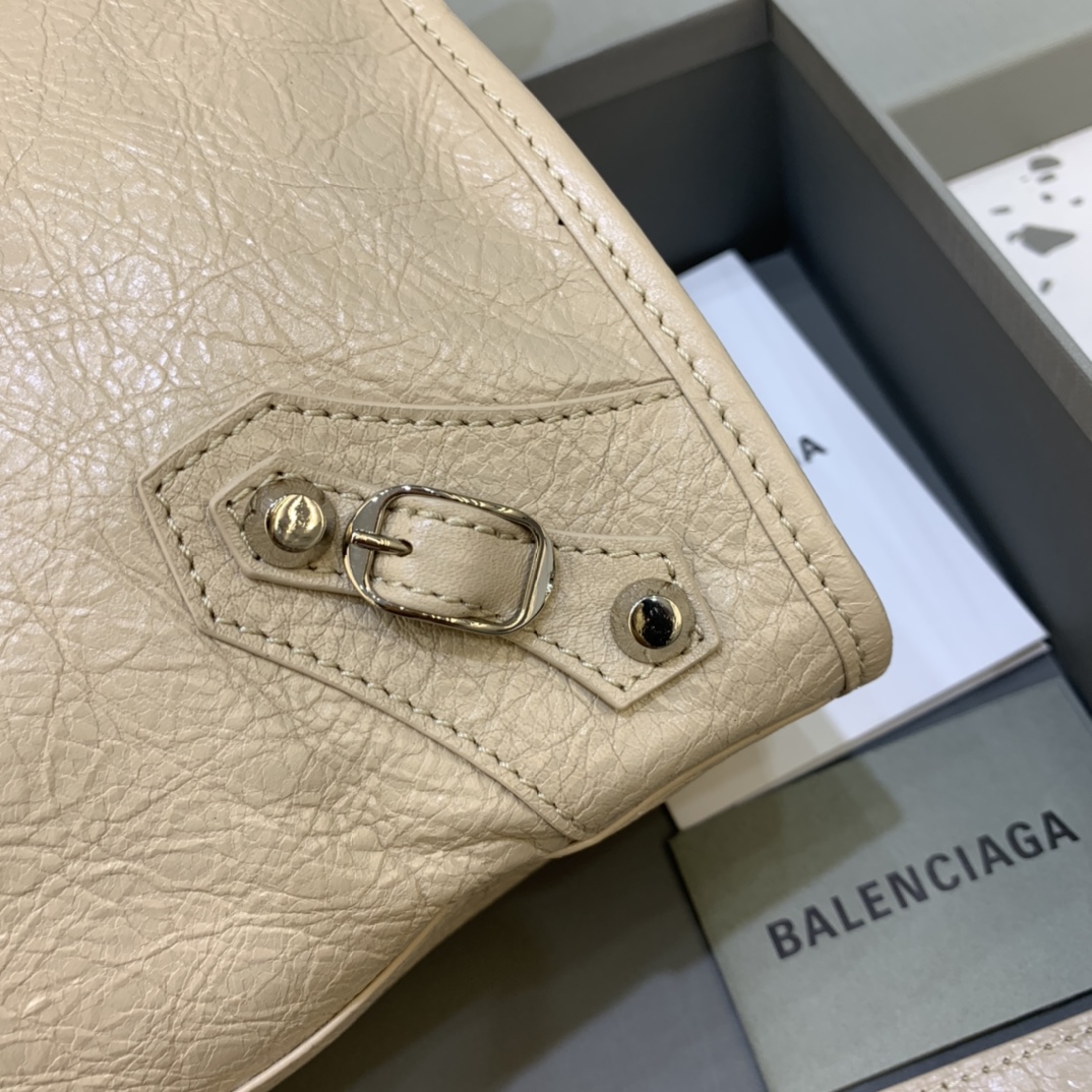 Balenciaga Classic City Small Handbag Shoulder Bag Apricot